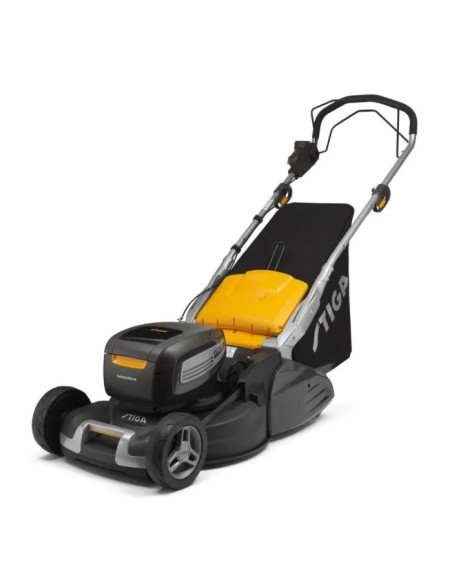 Акумулаторна косачка за трева - самоходна STIGA Twinclip 950e VR Kit, 48V, 2200W, 2x7.5 Ah, 48 см., 80 л