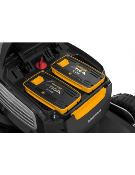 Акумулаторна косачка за трева - самоходна STIGA Twinclip 950e VR Kit, 48V, 2200W, 2x7.5 Ah, 48 см., 80 л