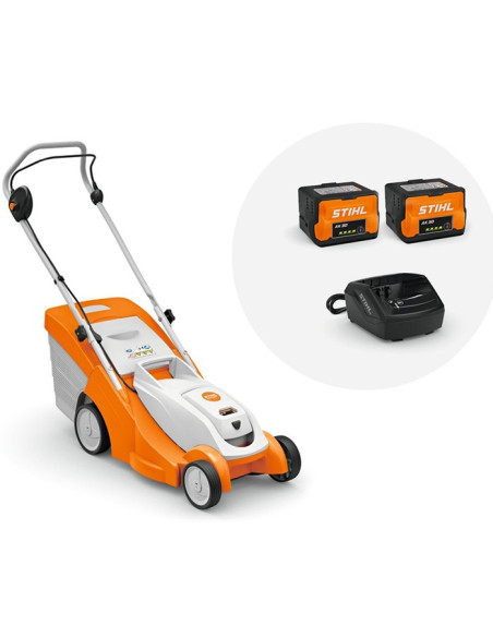 Акумулаторна косачка за трева STIHL RMA 239.1 Set III, 36V, 5 + 4.8 Ah, 37 см., 40 л
