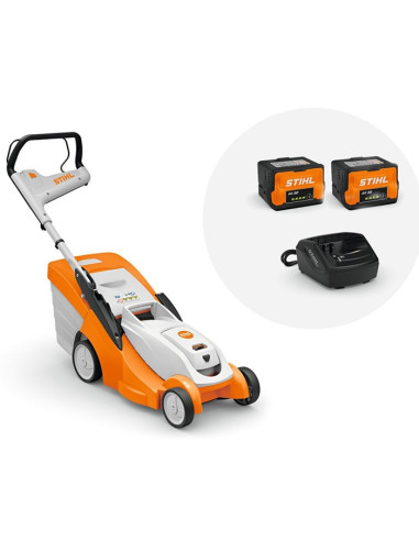Акумулаторна косачка за трева STIHL RMA 239.1 C Set III, 36V, 5+4.8 Ah, 37 см., 40 л
