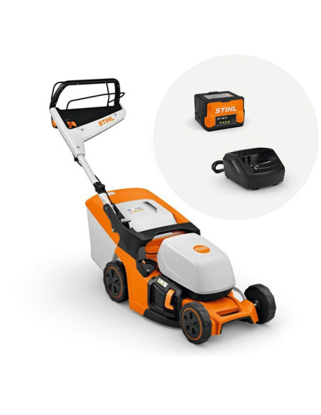 Акумулаторна косачка за трева STIHL RMA 443.3 V Set, 36V, 1200W, 5 Ah, 41 см., 52 л