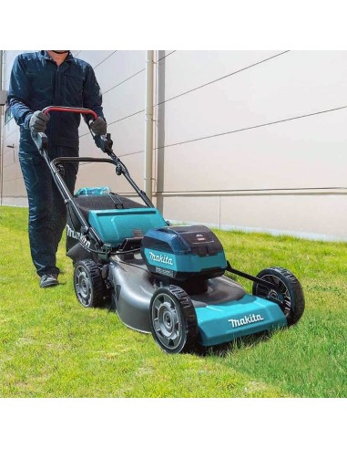 Акумулаторна косачка за трева - самоходна MAKITA LM001GT201 Set, 40V, 2x5 Ah, 48 см., 62 л