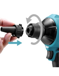 Акумулаторна духалка - компресор за въздух MAKITA AS001GA101 Set, 40V, 2 Ah, 66 куб.м/ч., 200 м/сек 2