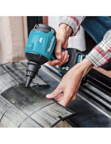 Акумулаторна духалка - компресор за въздух MAKITA AS001GA101 Set, 40V, 2 Ah, 66 куб.м/ч., 200 м/сек