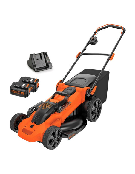 Акумулаторна косачка за трева BLACK+DECKER CLMA4825L2-QW Set, 36V, 2x2.5 Ah, 48 см., 50 л
