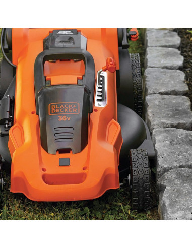 Акумулаторна косачка за трева BLACK+DECKER CLMA4825L2-QW Set, 36V, 2x2.5 Ah, 48 см., 50 л