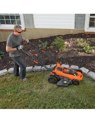 Акумулаторна косачка за трева BLACK+DECKER CLMA4825L2-QW Set, 36V, 2x2.5 Ah, 48 см., 50 л