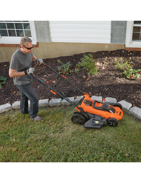 Акумулаторна косачка за трева BLACK+DECKER CLMA4825L2-QW Set, 36V, 2x2.5 Ah, 48 см., 50 л