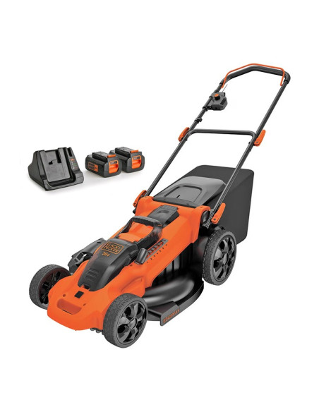 Акумулаторна косачка за трева BLACK+DECKER CLMA4820L2-QW Set, 36V, 2x2 Ah, 48 см., 50 л