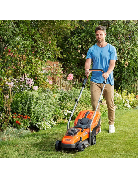 Акумулаторна косачка за трева BLACK+DECKER BCMW3318N-XJ SOLO, 2x18V, 33 см., 35 л