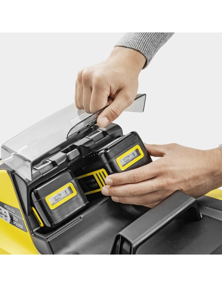 Акумулаторна косачка за трева KARCHER LMO 4-18 Dual SOLO, 18+18V, 37 см., 40 л