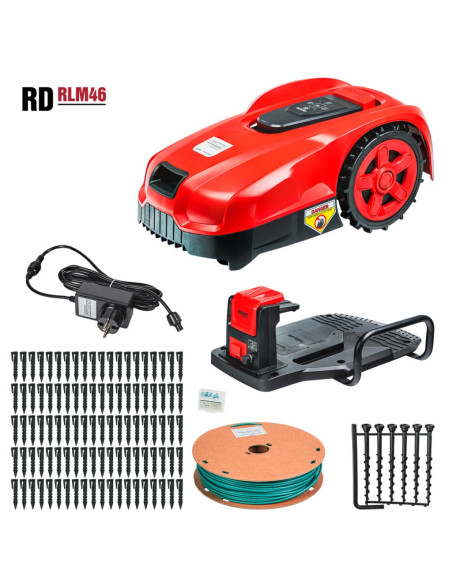 Косачка робот RAIDER RD-RLM46, 500 кв.м., 20V, 2 Ah, 16 см