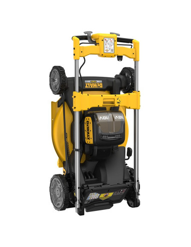 Акумулаторна косачка за трева - самоходна DeWALT DCMWSP156W2-QW Set, 2x18V, 2x8 Ah, 53 см., 67 л