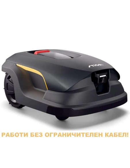 Косачка робот STIGA A 100v Vista, 10000 кв.м., 25.2V, 12 Ah, 26 см