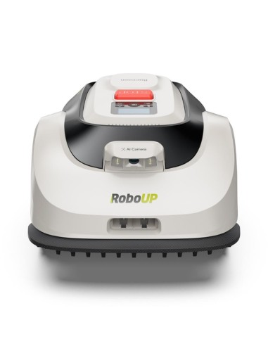 Косачка робот RoboUp Racoon 2 SE, 600 кв.м., 18V, 5 Ah, 20 см, подарък резервни ножчета 24 бр