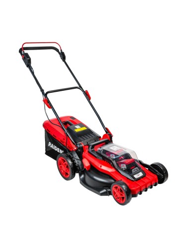 Акумулаторна косачка за трева RAIDER RDP-HBLM20 R20 SOLO, 2x20V, 42 см., 50 л