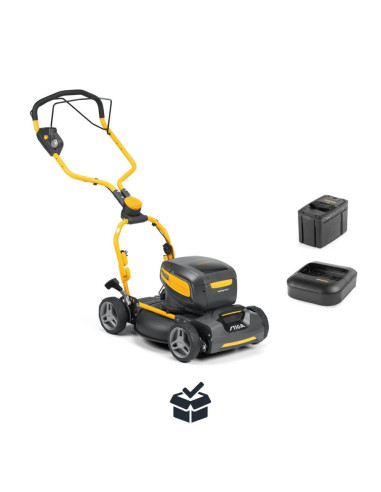 Акумулаторна косачка за трева - самоходна STIGA Multiclip 747e V Kit New, 48V, 1500W, 2x5 Ah, 45 см