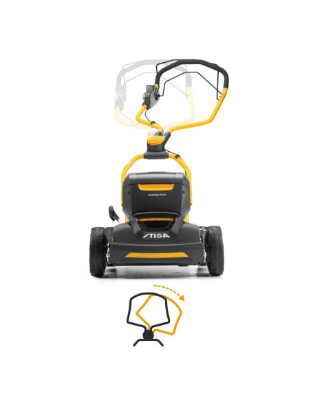 Акумулаторна косачка за трева - самоходна STIGA Multiclip 747e V Kit New, 48V, 1500W, 2x5 Ah, 45 см