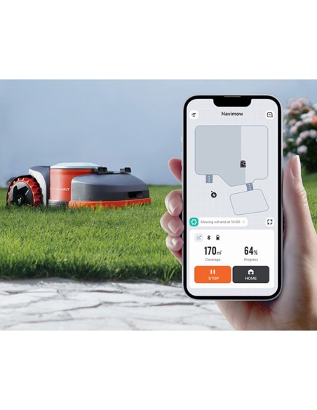 Косачка робот SEGWAY NAVIMOW H1500E - VF, 45%, 21.6V, 7.8 Ah, 1500 кв.м., 21 см
