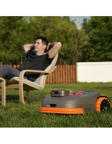 Косачка робот SEGWAY NAVIMOW H3000E-VF 4G, 45%, 21.6V, 10.4 Ah, 3000 кв.м., 21 см