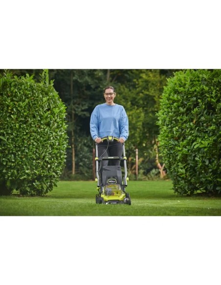 Акумулаторна косачка за трева RYOBI RY18LMX40C-240, 18V, 2x4 Ah, 40 см., 50 л