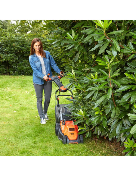 Електрическа косачка за трева BLACK+DECKER BEMW481ES-QS, 1800W, 42 см., 50 л