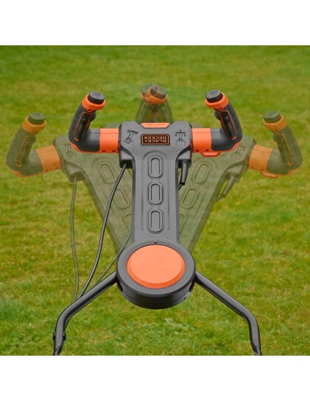 Електрическа косачка за трева BLACK+DECKER BEMW471ES-QS, 1600W, 38 см., 45 л