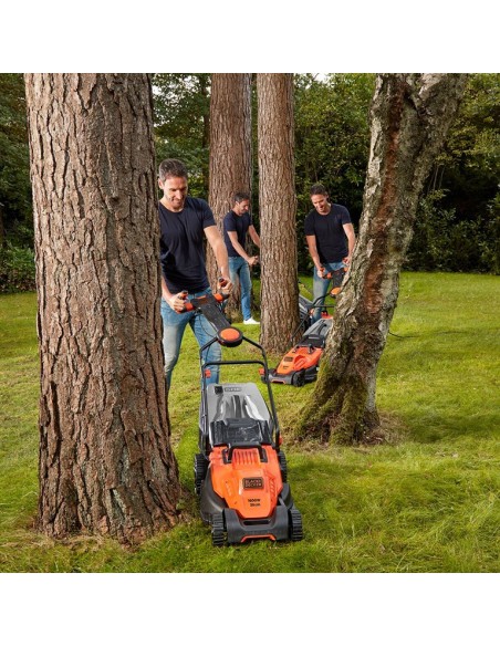Електрическа косачка за трева BLACK+DECKER BEMW471ES-QS, 1600W, 38 см., 45 л