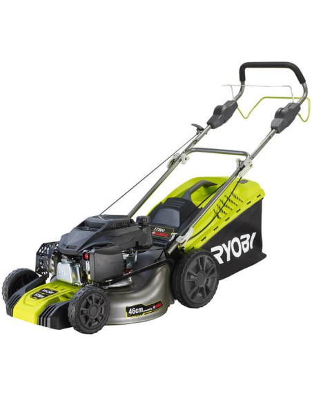 Бензинова косачка за трева - самоходна RYOBI RLM46175Y, 175 куб.см., 3.8 к.с., 55 л., 46 см