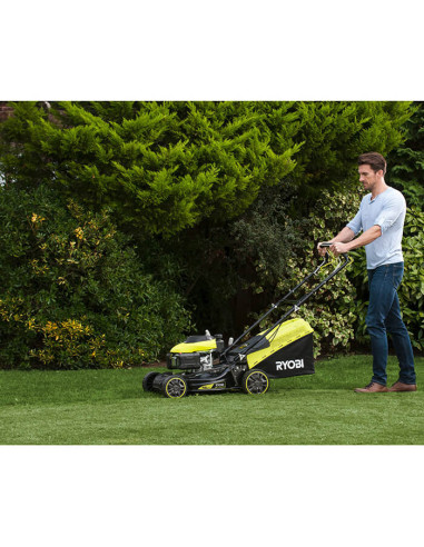 Бензинова косачка за трева - самоходна RYOBI RLM46160S, 160 куб.см., 3.8 к.с., 55 л., 46 см