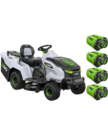 Акумулаторна тракторна косачка за трева EGO Power+TR3801E-B, 56V, 4x10 Ah, 300 л., 98 см