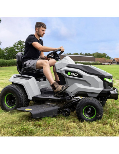 Акумулаторна тракторна косачка за трева EGO Power+TR4201E Set, 56V, 4x10 Ah, 107 см