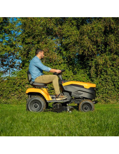 Акумулаторна тракторна косачка за трева STIGA Tornado 398e New SOLO, 56V, 4500W, 98 см ПРОМО 2