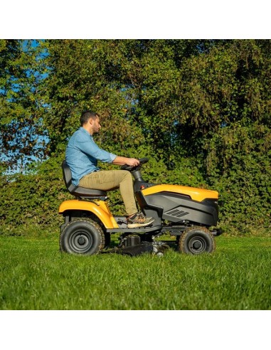 Акумулаторна тракторна косачка за трева STIGA Tornado 398e New SOLO, 56V, 4500W, 98 см ПРОМО