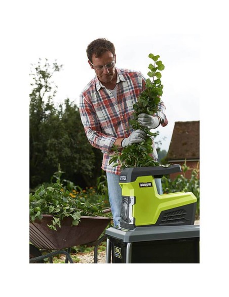 Електрическа дробилка за клони RYOBI RSH3045U, 3000W, 45 мм, 55 л