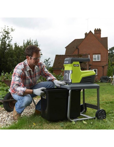 Електрическа дробилка за клони RYOBI RSH3045U, 3000W, 45 мм, 55 л