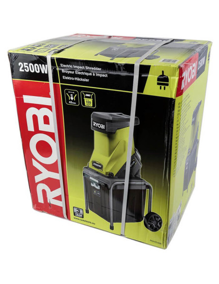 Електрическа дробилка за клони RYOBI RSH2545B, 2500W, 45 мм, 40 л