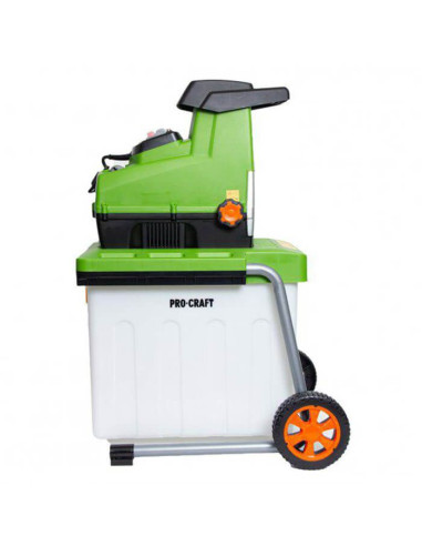 Електрическа дробилка за клони PROCRAFT PSL2800, 2800W, 44 мм, 55 л