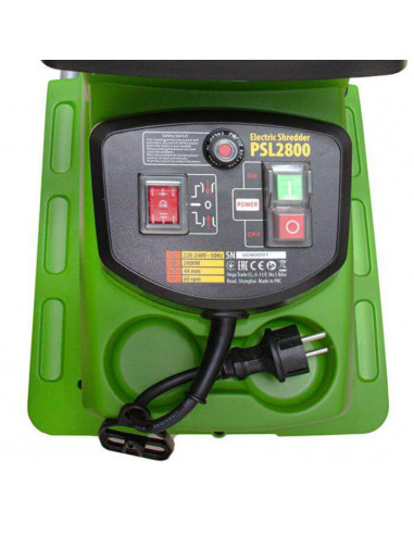 Електрическа дробилка за клони PROCRAFT PSL2800, 2800W, 44 мм, 55 л