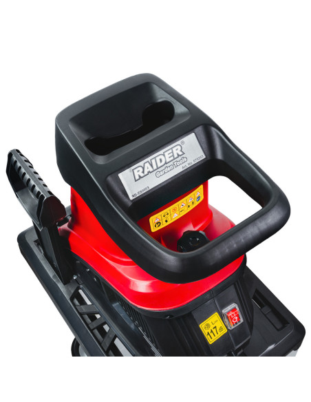 Електрическа дробилка за клони RAIDER RD-ESH03, 2500W, 45 мм, 60 л