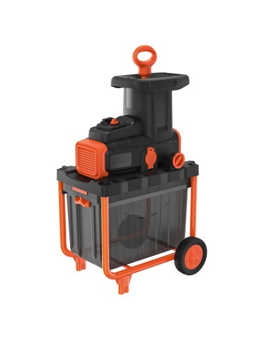 Електрическа дробилка за клони BLACK+DECKER BEGAS5800-QS, 2800W, 45 мм., 45 л
