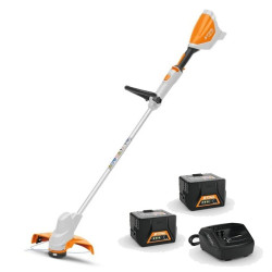 Акумулаторен тример за трева STIHL FSA 57 Set, 36V, 2x2 Ah, 28 см
