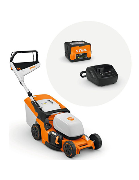 Акумулаторна косачка за трева STIHL RMA 448.3 Set, 36V, 4.8 Ah, 1200W, 46 см., 52 л