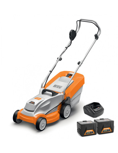 Акумулаторна косачка за трева STIHL RMA 235.0, 36V, 2x3.9 Ah, 33 см., 30 л