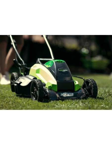 Акумулаторна косачка с батерия и зарядно GreenWorks GD40LM45K4