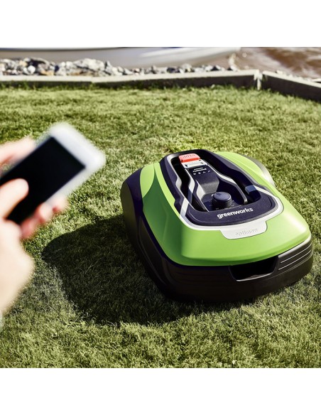 Косачка робот GreenWorks OPTIMOW 10, GPS Навигация