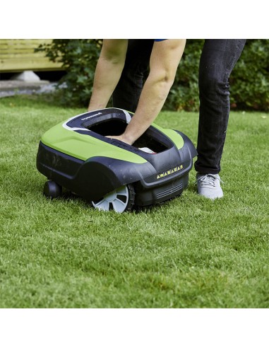 Косачка робот GreenWorks OPTIMOW 10, GPS Навигация
