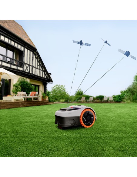 Косачка робот SEGWAY NAVIMOW i210 AWD, 45%, 5.1 Ah, 1000 кв.м., 18 см
